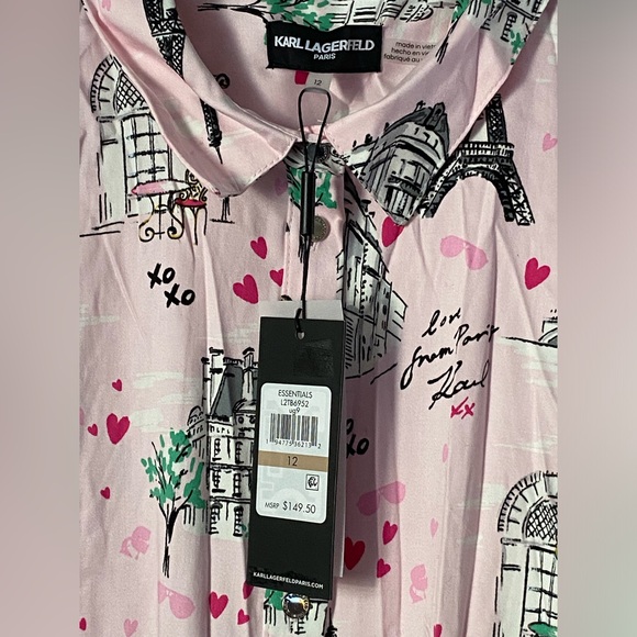 KARL LAGERFELD PARIS • Conversational Dress • Women’s - Picture 14 of 16